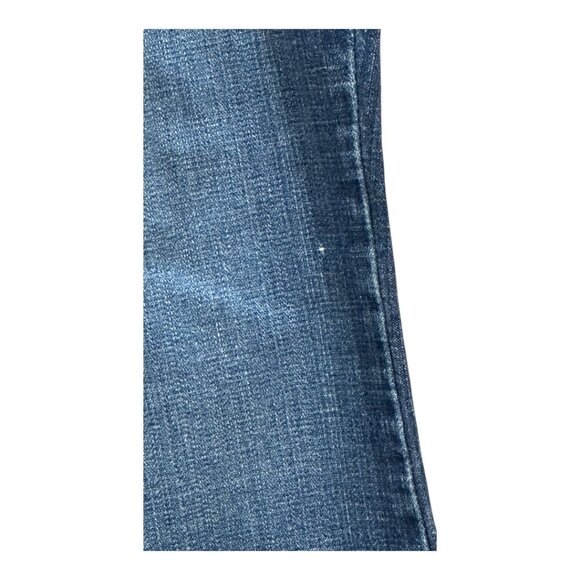 Levi's Women's Too Super Low 524 Bootcut Jeans Size 13 Blue Dark Wash - Picture 15 of 15